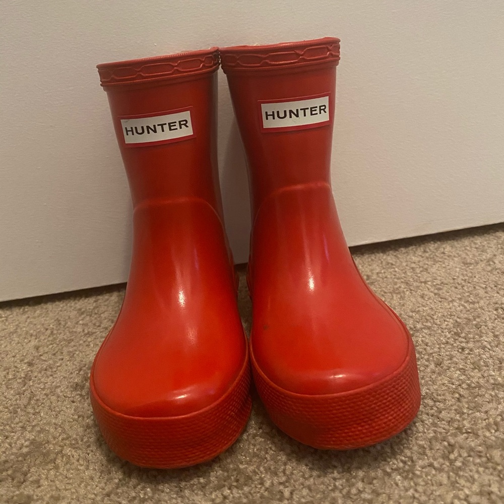 Red Hunter Boots
